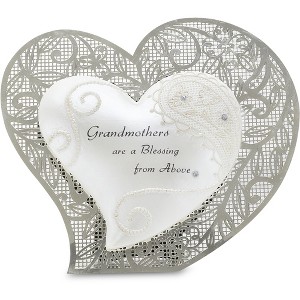 Pavilion Gift Company - Grandmother - 4.5" Self-Standing Heart - Wall Sign Panels - 1 of 3