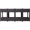 VisioGear Planter Raised Beds, Elevated Planter Garden Box with Drainage, Outdoor Standing Planter Beds Gardening Kit, Brown, 63"*15.7"*27.7" - 2 of 4