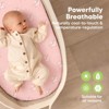 KeaBabies Bassinet Sheet for Baby Girls, Boys, 2-Pack Isla Fitted Bassinet Sheets, Bassinet Mattress Sheets - 3 of 4