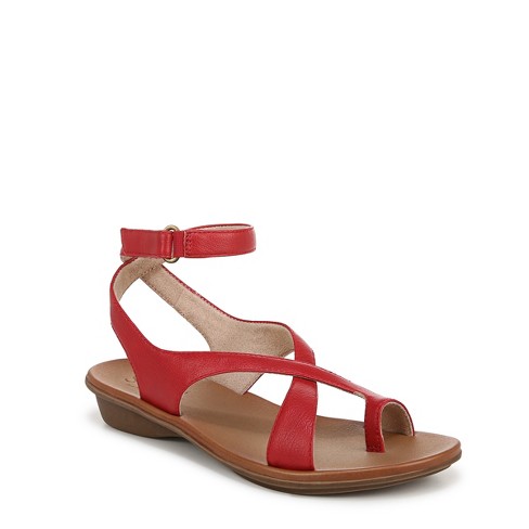 Soul Naturalizer Womens Sivan Strappy Ankle Strap Sandals Ruby Red 10 M ...
