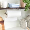 iDESIGN Steel Wall Mount Paper Towel Holder The York Lyra Collection Chrome: Stainless Steel, Hand Wash, Multicolored - 4 of 4