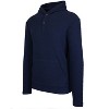 Blue Ice Men's Waffle Knit Thermal Pullover & Henley Hoodie -2 Pack - 3 of 4