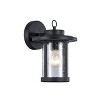 Chloe Lighting Vaxcel Transitional 1 Light Black Outdoor Wall Sconce 10" Height - 2 of 3