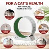 Sandinrayli Cat Wheel for Indoor Cats Exercise Running Wheel Cat Treadmill with Brake & Carpeted Runway - 4 of 4