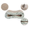 THE LICKER STORE Suvi Modern Cardboard Infinity 2-in-1 Lounge Bed Cat Scratcher with Catnip - 3 of 4