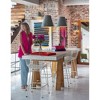 Lark Blake 1 - Light Pendant in  French Gray/Lacquered Brass - 4 of 4