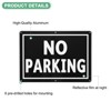 Unique Bargains Aluminum Reflective Durable Waterproof Street NO Parking Sign Without P - 2 of 4