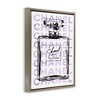 Stupell Industries Glam Black Purple Perfume Bottle, 25" x 31" - 3 of 4