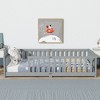 Twin Size Floor Bed with Fence and Safety Guardrails - 3 of 4