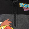 SEGA Sonic the Hedgehog Fleece Half Zip Hoodie Toddler to Big Kid - 3 of 4