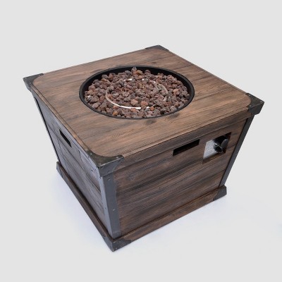 32" Delaney Fire Pit Brown - Christopher Knight Home