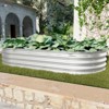 VisioGear 2Pcs Raised Garden Bed Kit, Planter Raised Garden Beds for Outdoor for Vegetables, Flowers &Herbs, Silver, 72"*36"*12" - 4 of 4