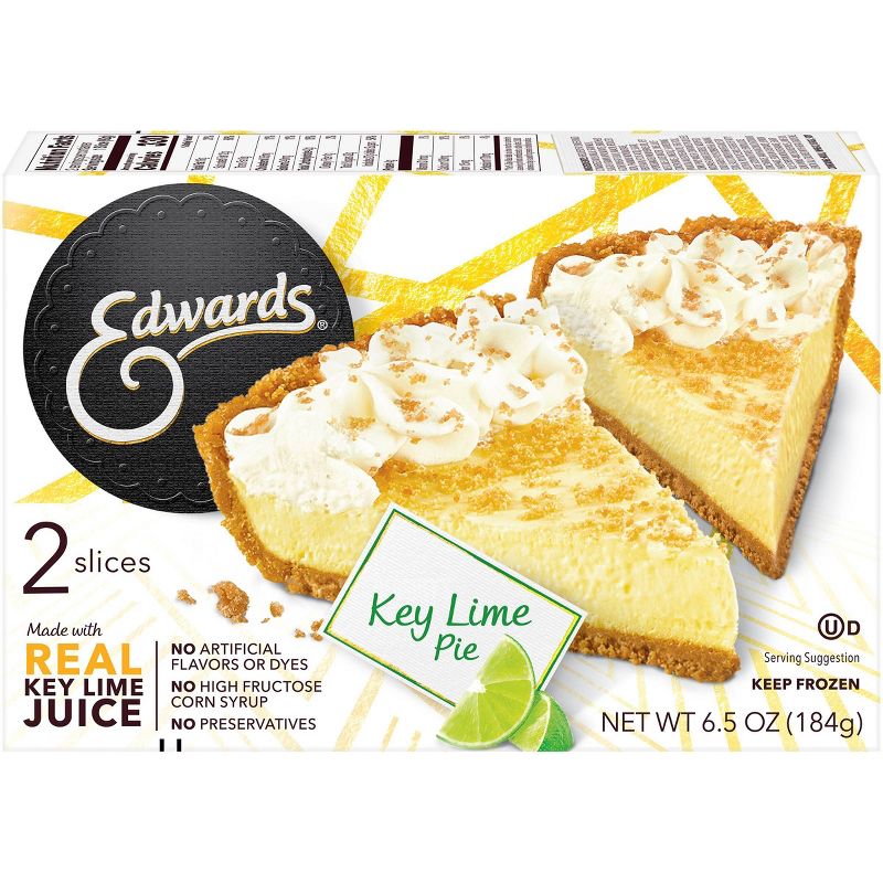 Edwards Frozen Key Lime Pie Slices 2pk - 6.5oz, 6 of 10