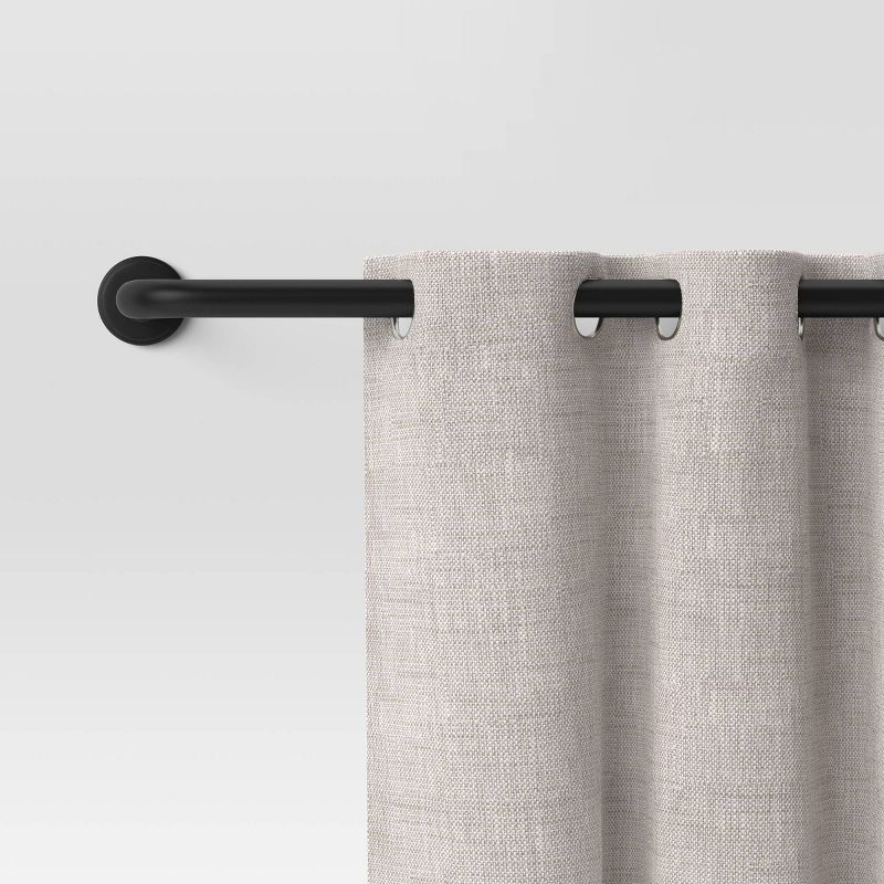 Blackout Rounded Curtain Rod - Threshold™, 3 of 7
