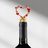 Unique Bargains Bottle Stoppers Love Style Zinc Alloy Aluminum Alloy TPR 3.74"x1.54"x0.79" 1 Pc - 2 of 3