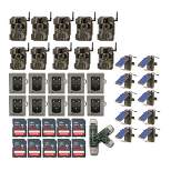 Stealth Cam Connect Cellular Trail Camera (AT&T) and Security Box 10-Pack Bundle