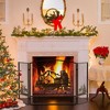 Tangkula 55 x 29.5 Inch Fireplace Screen 3-Panel Folding Spark Guardw/ Natural Scenery - 3 of 4