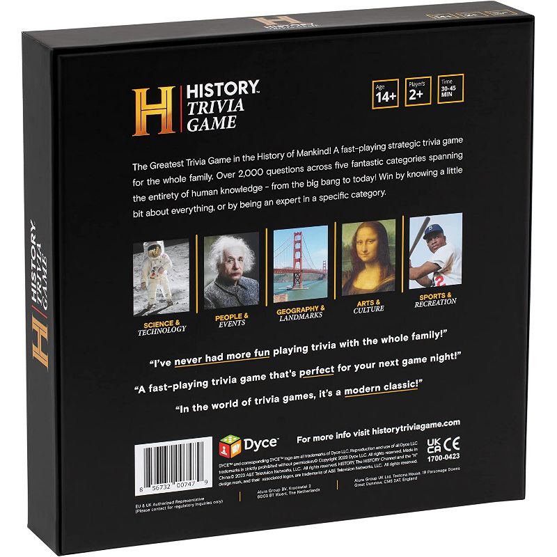HISTORY Channel Trivia Game - The Iconic General Knowledge Trivia Game, 3 of 10