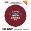 University of Northwestern Ohio Racers Logo Automotive Car Window Locker Circle Bumper Sticker - 3 of 4