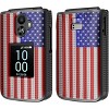 Nakedcellphone Combo for TCL Flip 3 Phone - Hard Case and Belt Clip Holster - 3 of 4