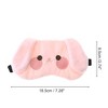 Unique Bargains Durable Rabbit Eye Mask Pink 1 Pc - 2 of 4