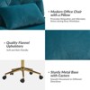 Nigel Modern Flannel Office Chair with Tilt and Adjustable Height Mecha|HULALA HOME - 4 of 4