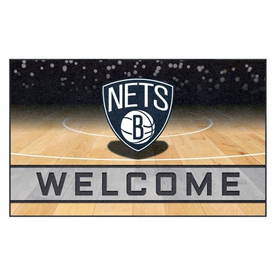 NBA Brooklyn Nets Crumb Rubber Door Mat 18"x30"