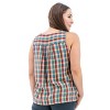 Aventura Clothing Women's Avery Keyhole Plaid Tank Top - 3 of 4