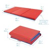 ECR4Kids Premium Folding Rest Mat, 3-Section, 2in, Blue/Red, 5 - 2 of 4