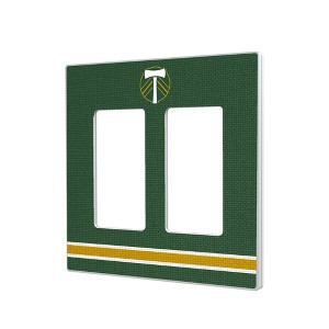 MLS Western Conference Teams Stripe Hidden-Screw Light Switch Plate for Double Rocker - 1 of 4