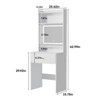 Vanity Desk Set with 3 Adjustable Lighted Mirror & Charger Station - 2 of 4
