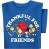 Collections Etc Peanuts Thankful For Friends Short Sleeve Graphic T-Shirt - 2 of 4