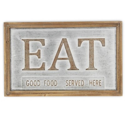 Cheung's Lina Country Style "Eat" Wall Sign
