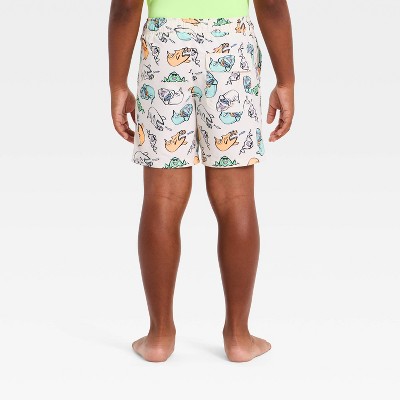 Cat & Jack Boys' Shark Printed Swim Trunks - Cat & Jack™ S — фото 2