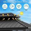 10 x 12 Feet  Outdoor Metal Double Roof Canopy Hard Top Gazebo - 4 of 4