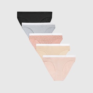Hanes Originals Girls' 5pk Tween Bikini Underwear - colors may vary - 1 of 4