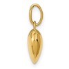 Black Bow Jewelry 14k Yellow Gold Hollow Puffed Heart Charm or Pendant, 12mm - 2 of 4
