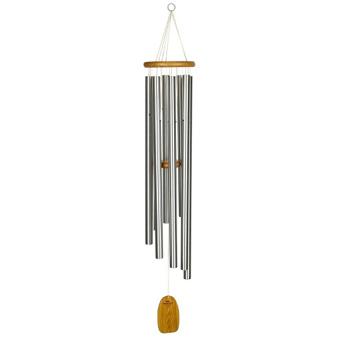 Woodstock Chimes Signature Collection, Gregorian Chimes, Baritone 56'' Silver Wind Chime GBS - image 1 of 4