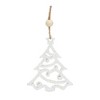 Melrose Wood Tree Tag Ornament (Set of 9) - 4 of 4