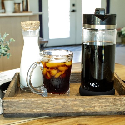 A Cold Brew Electric Coffee Maker is a device that is specifically designed to make cold brew coffee. It uses an electric brewing process to create a smooth and flavorful cup of coffee with a less acidic taste. This process involves steeping coffee grounds in cold water for an extended period of time, usually 12-24 hours, to produce an intensely flavored concentrate that can be diluted with water or milk.