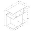 FURNIinspire End Tables Multifunctional Side Table Living Room Sofa Beside Table for Bedroom Office Furniture, Modern, White, 23.75"*11.75"*23.75" - 3 of 4