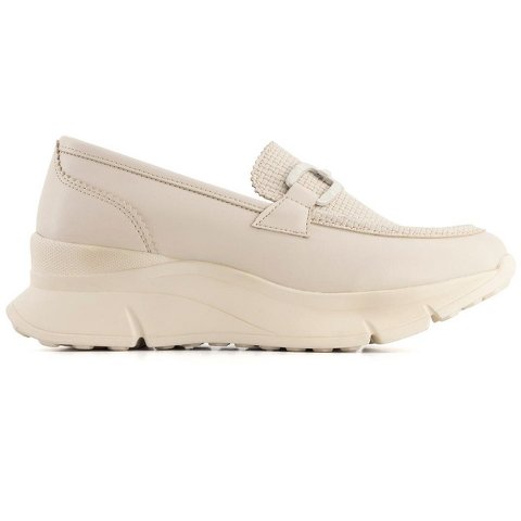 Женские туфли Andrea Women's Chunky Sole Penny Loafers 69070 Ivory 9
