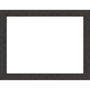 Amanti Art Rustic Plank Espresso Narrow Framed Dry Erase Magnetic Board - 1 of 4