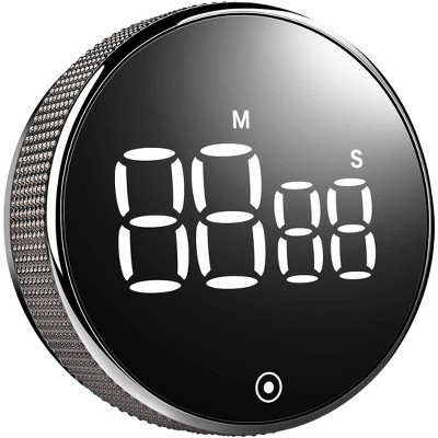 Link Led Modern Knob Rotation Kitchen Timer Large Display Timer ...