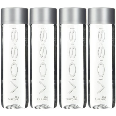 Voss Artesian Still Water 4 X 500 Ml Plastic Bottles, Pack of 4