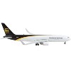 Boeing 767-300F Commercial Aircraft "UPS Worldwide Services" White w/Dark Brown Tail 1/400 Diecast Model Airplane by GeminiJets - 3 of 3
