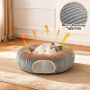 Cat Tunnel Bed for Indoor Cats, Cat Cave Bed,for Kitten Large Cats, Cat Tunnel Christmas Tree Skirt - 4 of 4