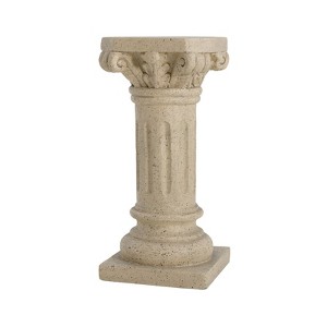 AZL1 Life Concept Planter Pedestal Column Plant Stand with Durable MGO Material and No Assembly Needed for Indoor Outdoor, Brown, 29.5"*15"*15" - 1 of 4