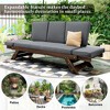XINGHANZHENXUAN White 3-Piece Patio Sofa Set, Modular Outdoor Sectional for Small Spaces & Balconies - 4 of 4