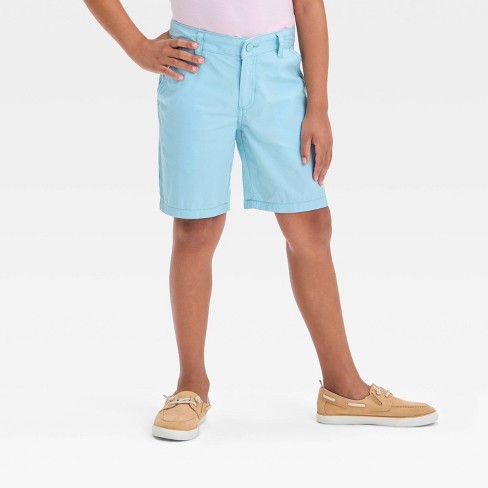 Boys' Flat Front 'At the Knee' Chino Shorts - Cat & Jack™ - image 1 of 3